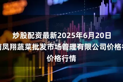 炒股配资最新2025年6月20日海南凤翔蔬菜批发市场管理有限公司价格行情